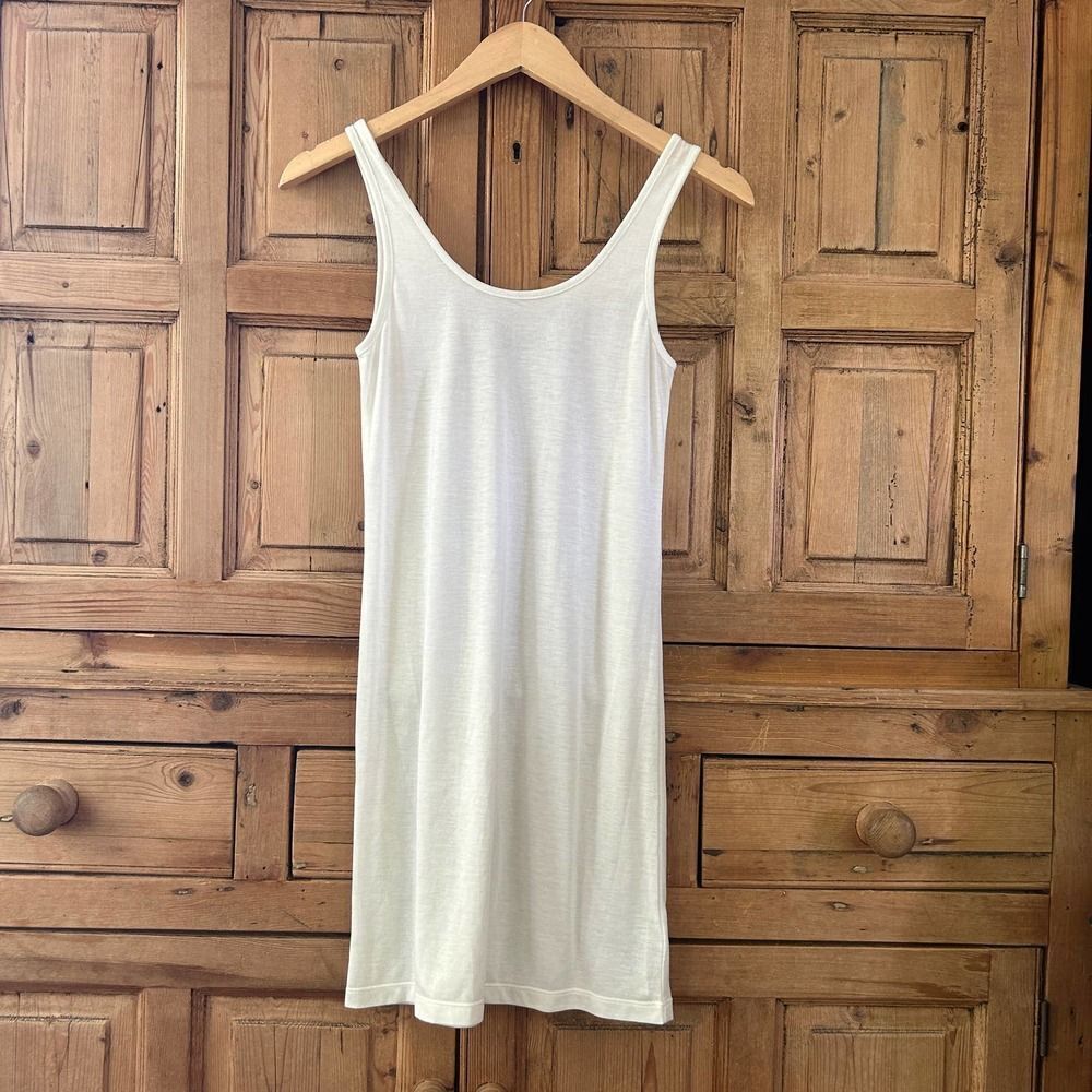 Moussy Collection Womens Size 1 / S White Tank Cami Dress Nightgown Slip Sleep